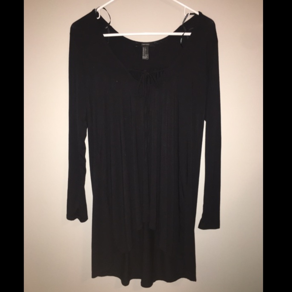 Long High/Low black shirt